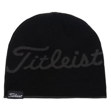 Load image into Gallery viewer, Titleist Lifestyle Unisex Golf Beanie - Charcoal/Black
 - 5