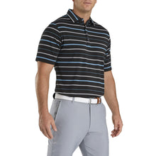 Load image into Gallery viewer, FootJoy Lisle Open Stripe Mens Golf Polo
 - 1