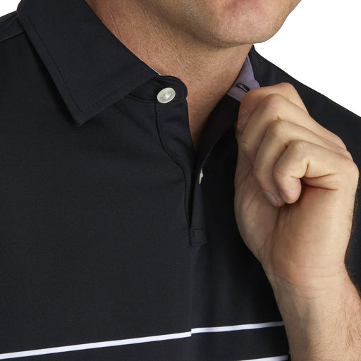 FootJoy Lisle Engineered Stripe Mens Golf Polo