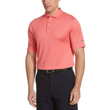 Load image into Gallery viewer, Callaway Cooling Micro Hex Mens Golf Polo - Sunkist Coral/XXL
 - 8
