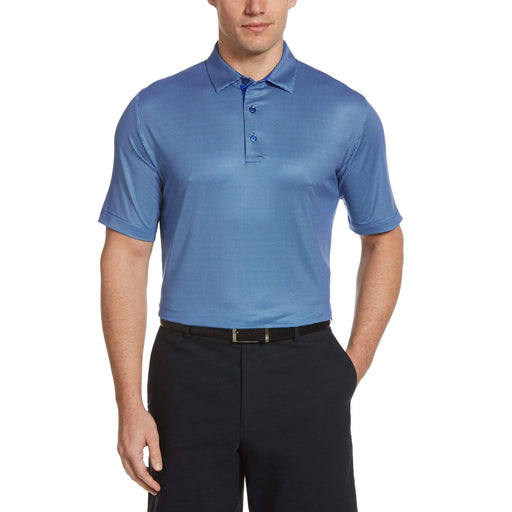 Callaway Swing Tech Printed Gingham Mens Golf Polo