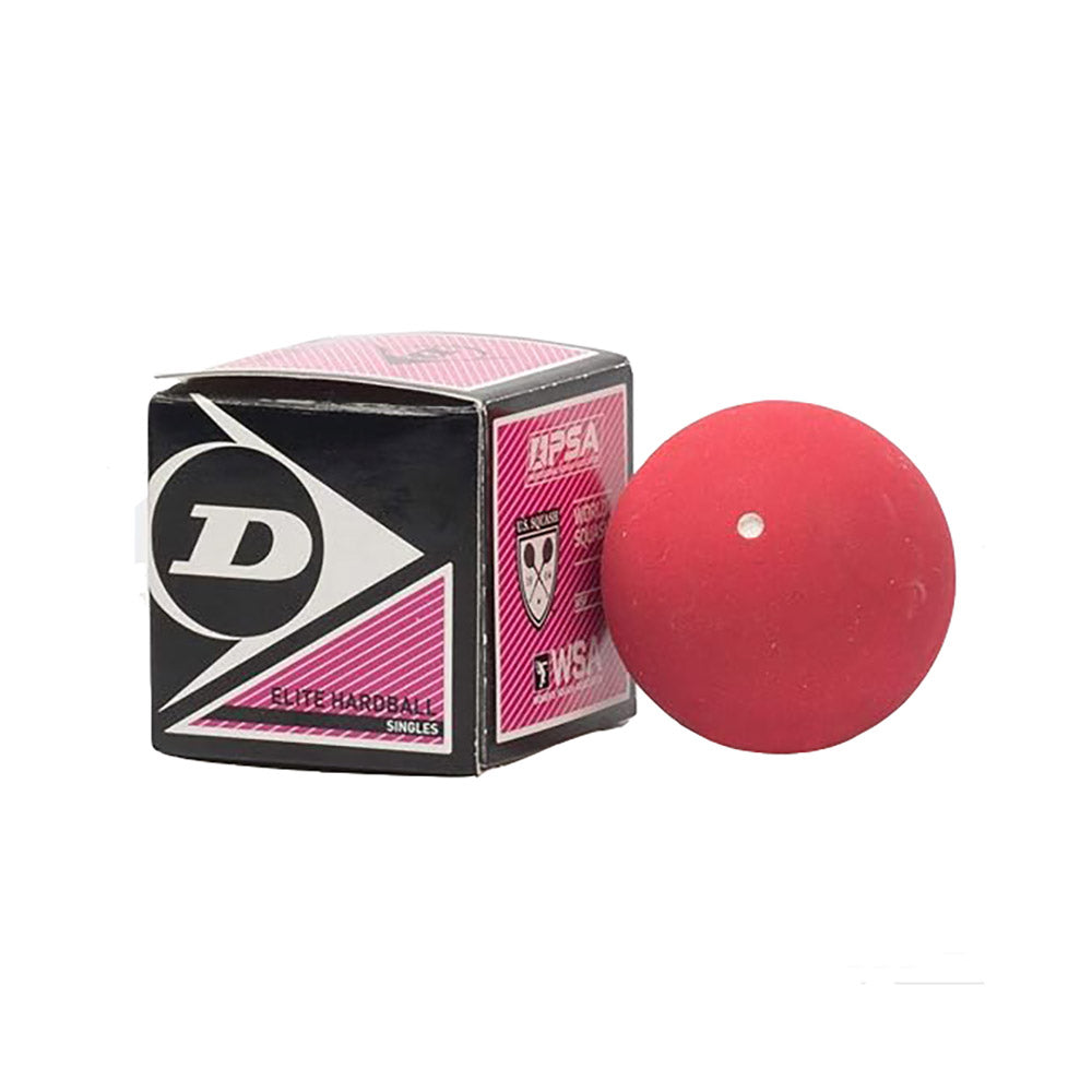 Dunlop Singles White Dot Red Hard Ball 3pk - Default Title