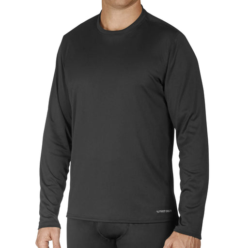 Hot Chillys PeachSkins Mens Base Layer Shirt - Black/XL