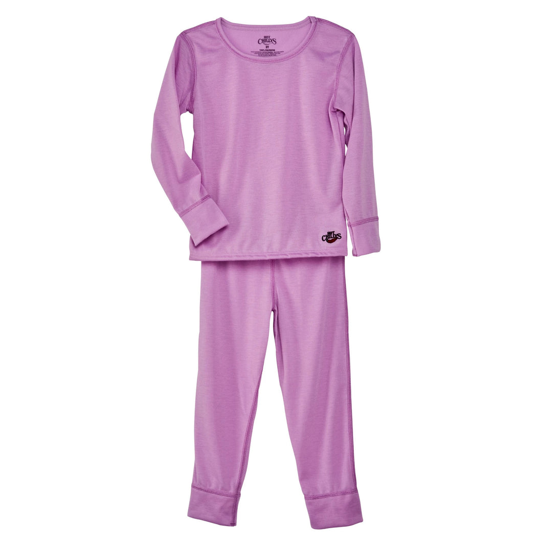 Hot Chillys Midweight Toddler Girls Set - April/4T