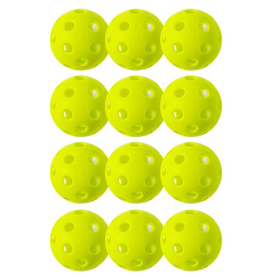 Franklin X-26 Optic Indoor Pickleballs - 12 Pack