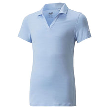 Load image into Gallery viewer, Puma CLOUDSPUN Free Girls Golf Polo - Serenity Hthr/L
 - 2