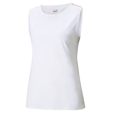 Load image into Gallery viewer, Puma MATTR Tech Womens Golf Tank Top - Wht/Ignite Pink/XXL
 - 2