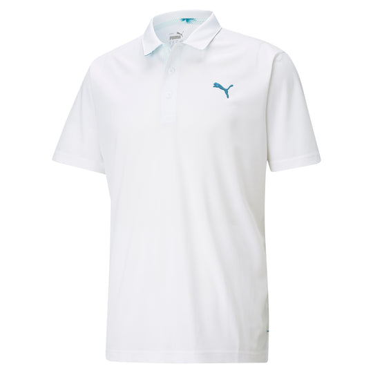 Puma Tech Pique Palmetto Mens Golf Polo
