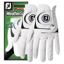 Load image into Gallery viewer, FootJoy Weathersof WH 2 Pack Mens LH Golf Glove
 - 3