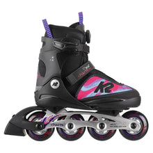 Load image into Gallery viewer, K2 Charm Boa ALU Girls Adjustable Inline Skates - Purple/Swirl/4-8
 - 1