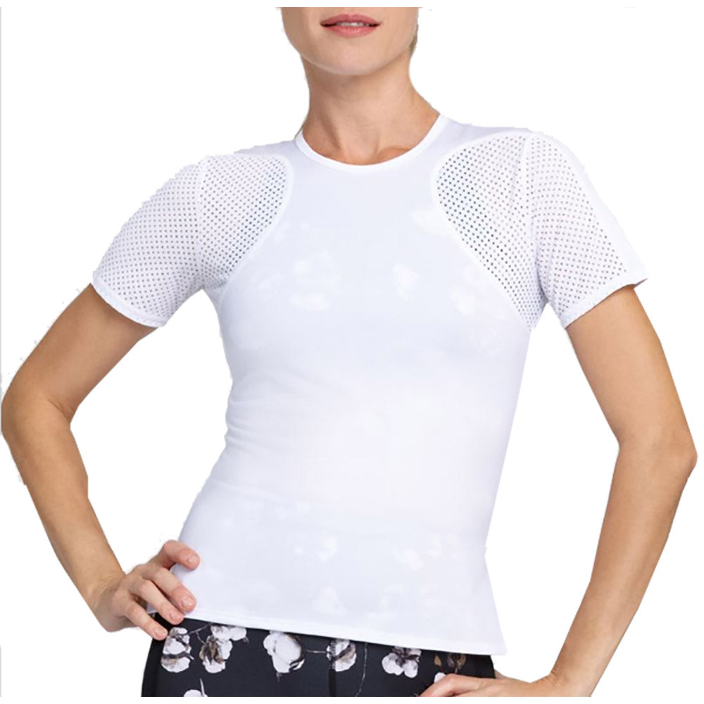 Tail Katy Womens Tennis Shirt - Chalk 120x/XXL