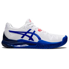 Load image into Gallery viewer, Asics Gel-Resolution 8 Womens Tennis Shoes - 12.0/WHT/LAPIS BL107/D Wide
 - 12
