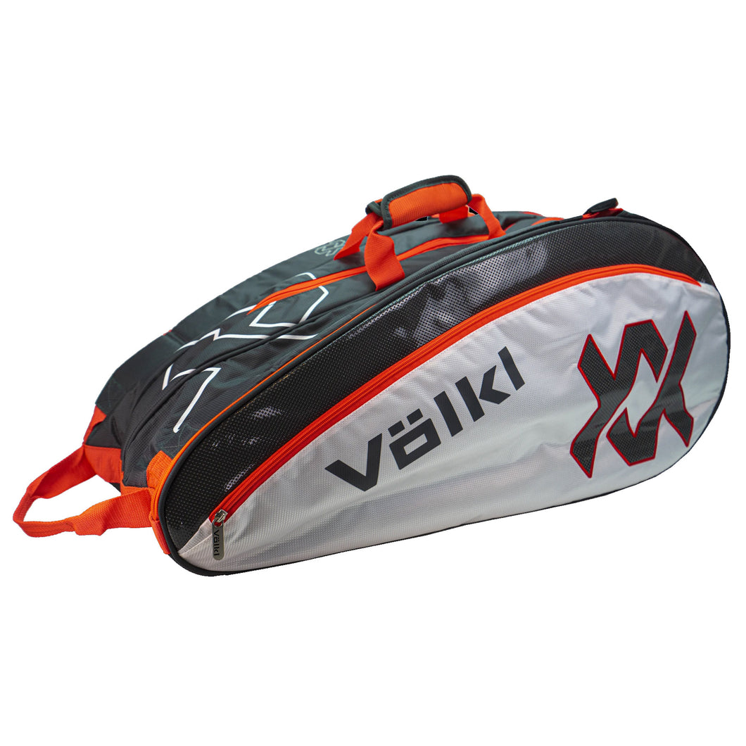 Volkl Tour Mega Charcoal Lava Tennis Bag - Char/Wh/Lava