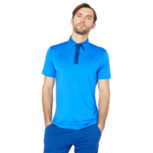 Load image into Gallery viewer, Redvanly Montgomery Victoria Blue Mens Golf Polo
 - 1