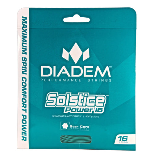 Diadem Solsitce Power 17g Teal Tennis String - Default Title