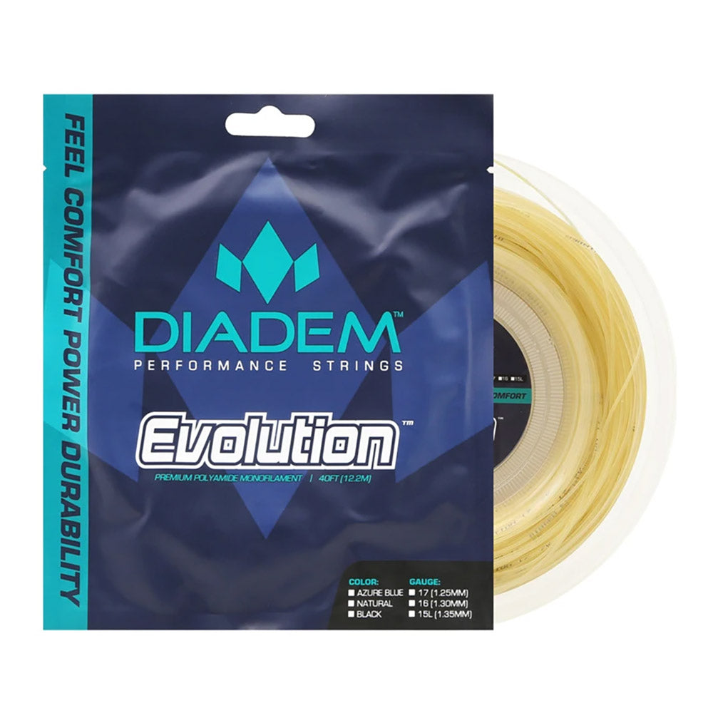 Diadem Evolution 17g Natural Tennis String - Default Title