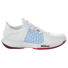 Load image into Gallery viewer, Wilson Kaos Swift Womens Tennis Shoes 2021 - Wht/Blue/Fig/11.0
 - 5