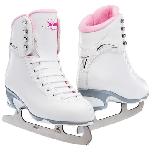 Jackson Finesse 180 Womens Figure Skates - 10.0/Pink Pk/M