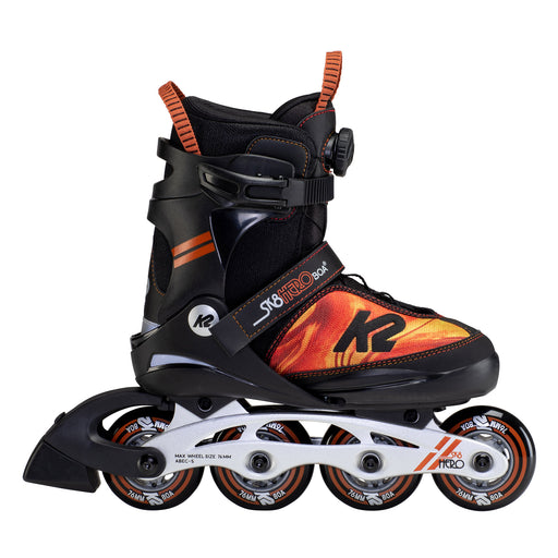 K2 Sk8 Hero Boa ALU Boys Adjustable Inline Skates1