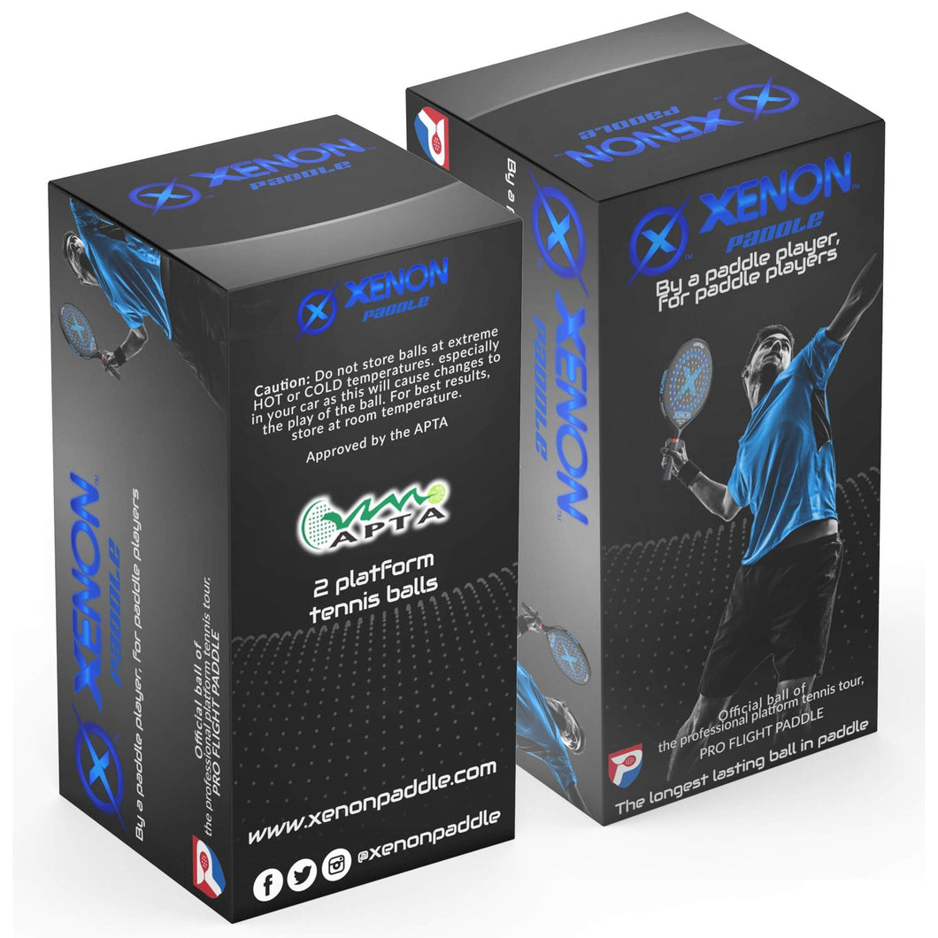 Xenon The Xenon Platform Tennis Balls - 2 Pack - 2 PACK/Yellow