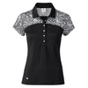 Daily Sports Zilian Black Womens Golf Polo