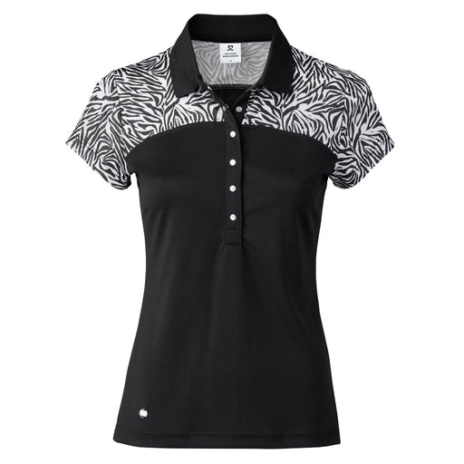 Daily Sports Zilian Black Womens Golf Polo - BLACK 999/XXL