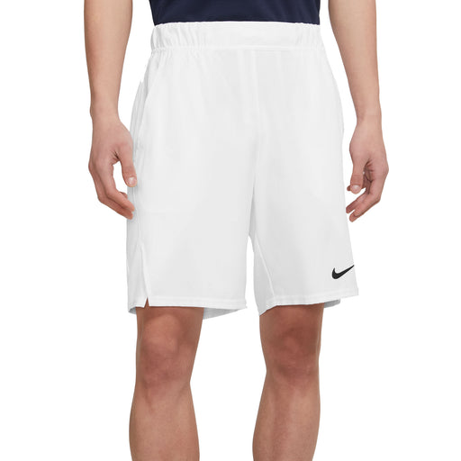 NikeCourt Dri-Fit Victory 9in Mens Tennis Shorts - WHITE/BLACK 100/XXL