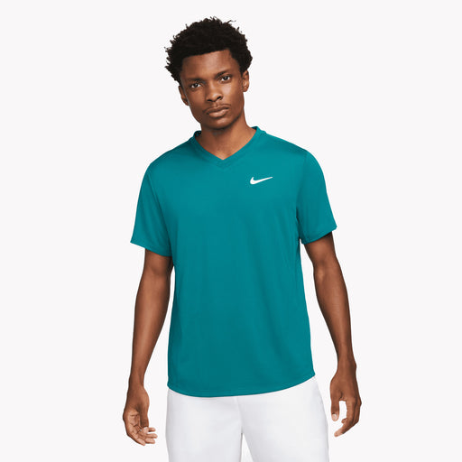 NikeCourt Dri-FIT Victory Mens Tennis Shirt - BRIT SPRUCE 367/XXL