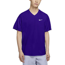 Load image into Gallery viewer, NikeCourt Dri-FIT Victory Mens Tennis Shirt - CONCORD 471/XXL
 - 3
