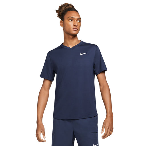 NikeCourt Dri-FIT Victory Mens Tennis Shirt - OBSIDIAN 451/XXL
