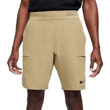 Load image into Gallery viewer, NikeCourt Dri-FIT Advantage 9in Mens Tennis Shorts - P BEIGE/BLK 297/XL
 - 6