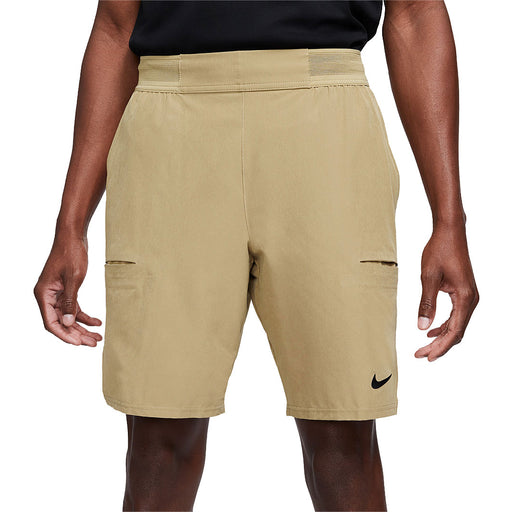 NikeCourt Dri-FIT Advantage 9in Mens Tennis Shorts - P BEIGE/BLK 297/XL