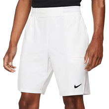 Load image into Gallery viewer, NikeCourt Dri-FIT Advantage 9in Mens Tennis Shorts - WHITE/BLACK 100/XXL
 - 4
