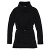 RLX Ralph Lauren Microfleece Black Cinch Waist Tunic Womens Golf Sweater