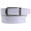 Nexbelt Smooth White USA Flag Tip Debossed Mens Belt