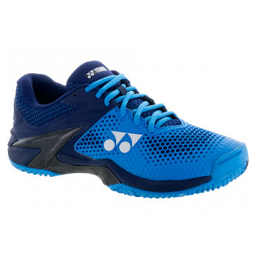 Yonex Powr Cush Eclipsion 2 Mens Clay Tennis Shoes - 11.5/Blue/Navy Bn/D Medium