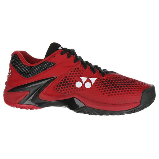 Yonex Powr Cush Eclipsion 2 Mens Clay Tennis Shoes - 11.5/Red/Black/D Medium