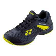 Load image into Gallery viewer, Yonex Eclipsion 2 Junior Tennis Shoes - 13.0/Navy/Yellow/M
 - 2