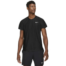 Load image into Gallery viewer, NikeCourt Dri-FIT Advantage Mens Tennis Shirt - BLACK 010/XXL
 - 2