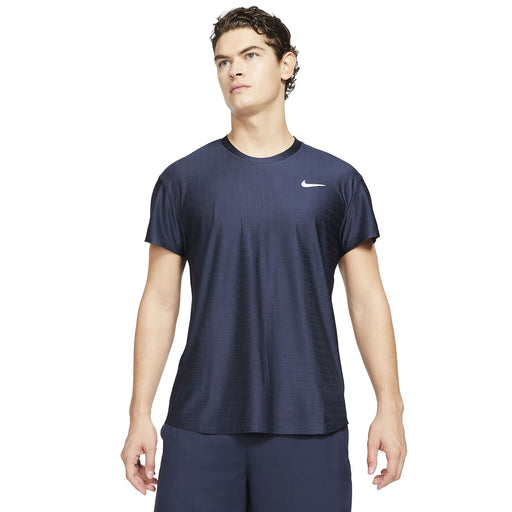 NikeCourt Dri-FIT Advantage Mens Tennis Shirt - OBSIDIAN 451/XXL