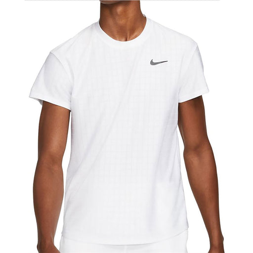 NikeCourt Dri-FIT Advantage Mens Tennis Shirt - WHITE 100/XXL