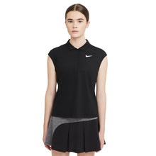 Load image into Gallery viewer, NikeCourt Victory Womens Tennis Polo - BLACK 010/XL
 - 1
