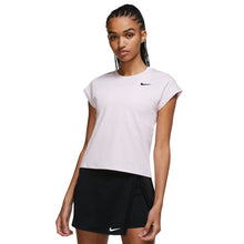 Load image into Gallery viewer, NikeCourt Dri-FIT Victory Womens Tennis Shirt - REGAL PINK 695/XL
 - 7