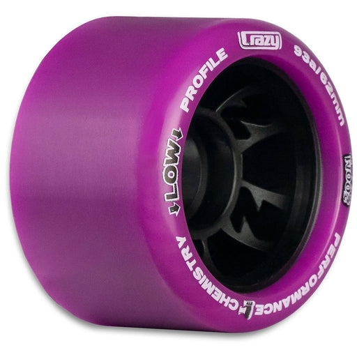 Crazy Skate Zoom Roller Skate Wheels - 8 Pack - Purple