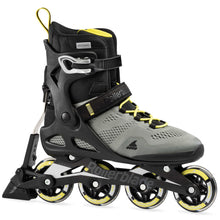 Load image into Gallery viewer, Rollerblade Macroblade 80 ABT Mens Inline Skates - Silver/N Yellow/13.5
 - 1