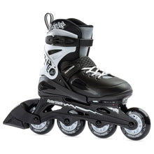 Load image into Gallery viewer, Rollerblade Fury Boys Adjustable Inline Skates - Black/White/5-8
 - 1