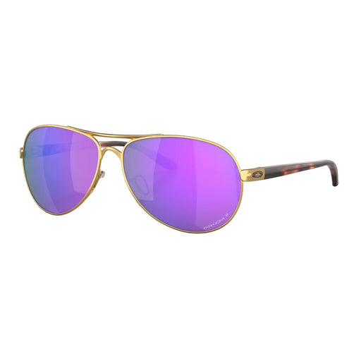 Oakley Feedback Satin Gold Prizm Violet Sunglasses - Default Title
