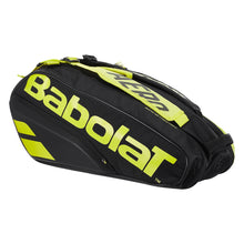 Load image into Gallery viewer, Babolat Pure Aero RH X6 6 Pack Tennis Bag - Black/Yellow
 - 1