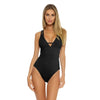 Becca Color Code Elaine Maillot Halter One Piece Womens Swimsuit