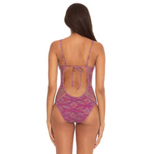 Load image into Gallery viewer, Becca Mosaic Show and Tell Berry 1PC Wmns Swimsuit
 - 2